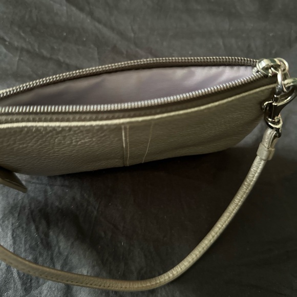 Silver Coach Wristlet - Picture 3 of 3